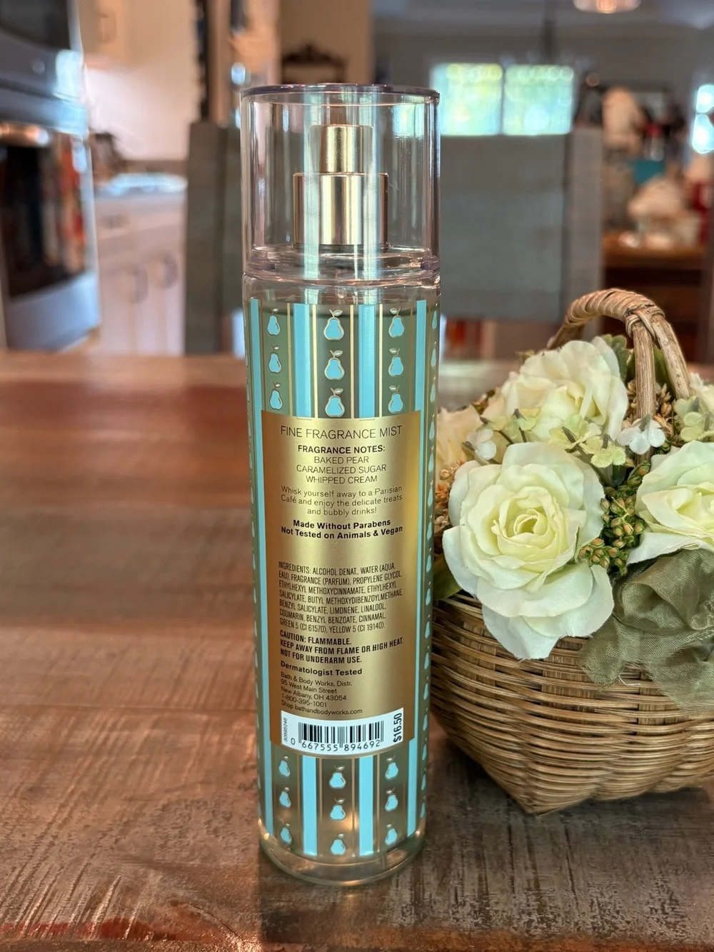 NEW Bath & Body Works PEAR 🍐 CRÈME BRÛLÉE Fine Fragrance Spray 8 OZ!